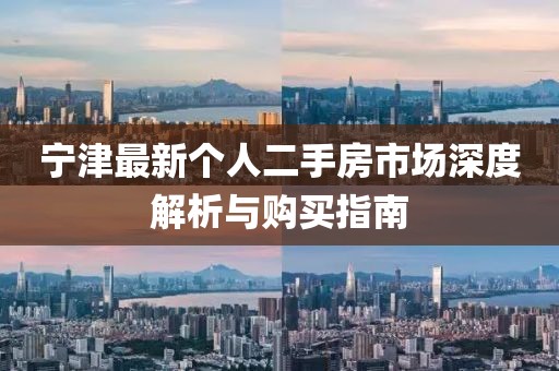 寧津最新個人二手房市場深度解析與購買指南