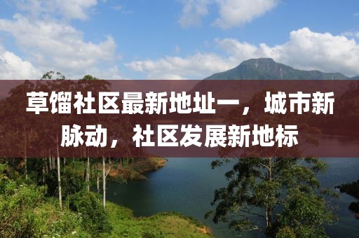 草餾社區(qū)最新地址一，城市新脈動，社區(qū)發(fā)展新地標