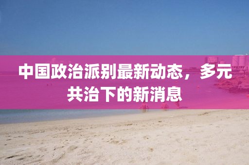 中國(guó)政治派別最新動(dòng)態(tài)，多元共治下的新消息