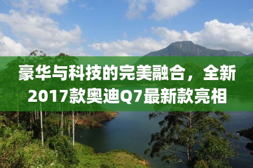 豪華與科技的完美融合，全新2017款?yuàn)W迪Q7最新款亮相