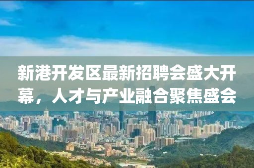 新港開發(fā)區(qū)最新招聘會(huì)盛大開幕，人才與產(chǎn)業(yè)融合聚焦盛會(huì)