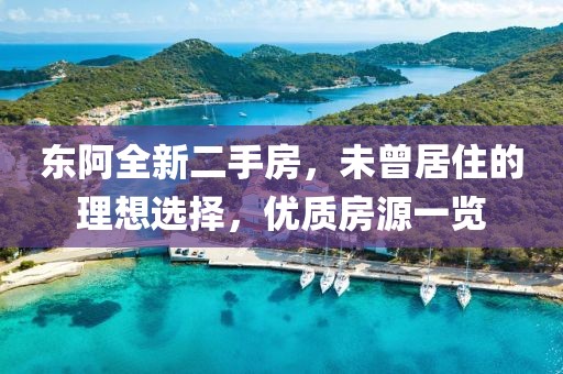 東阿全新二手房，未曾居住的理想選擇，優(yōu)質(zhì)房源一覽