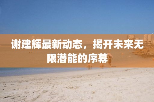 謝建輝最新動態(tài)，揭開未來無限潛能的序幕