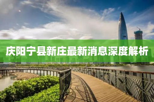 慶陽(yáng)寧縣新莊最新消息深度解析