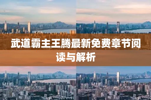 武道霸主王騰最新免費(fèi)章節(jié)閱讀與解析