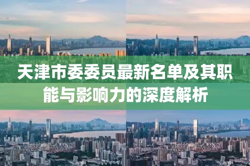 天津市委委員最新名單及其職能與影響力的深度解析